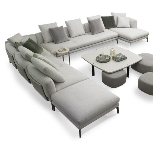 Canapé modulable - HEAVEN - CasaDesùs - contemporain / en tissu / en cuir