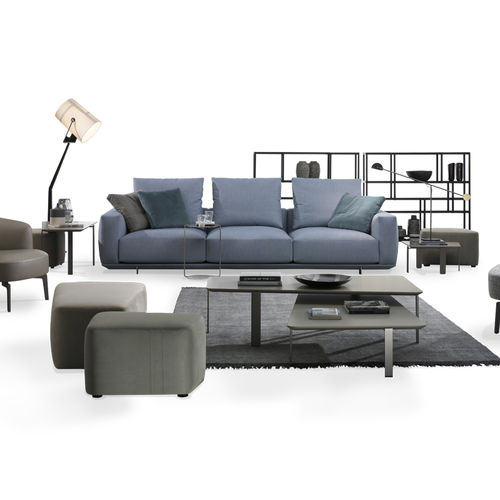 Canapé modulable - LEMANS - CasaDesùs - contemporain / en tissu / en cuir