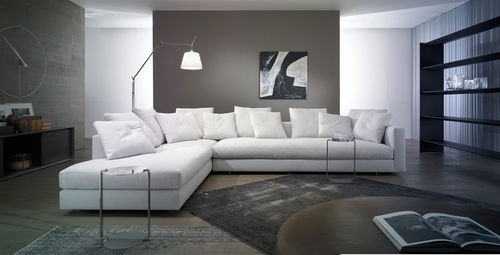 Canapé d'angle - ALEX - CasaDesùs - contemporain / en tissu / blanc