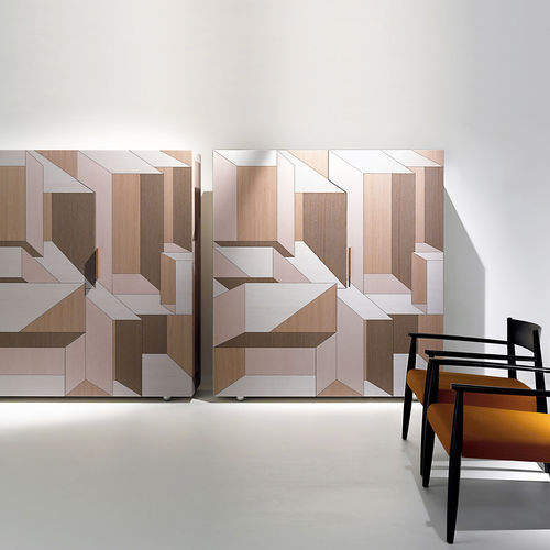 Buffet contemporain - INLAY - Porro - en bois