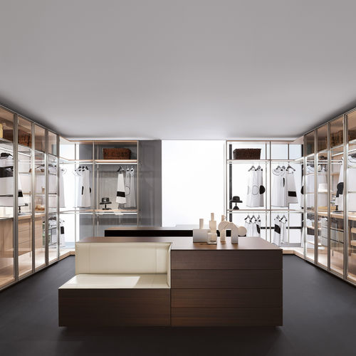 Dressing d'angle - STORAGE - Porro - modulable / mural / contemporain