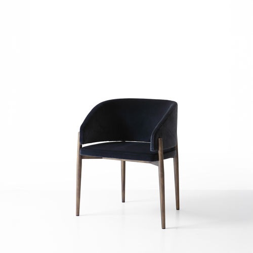 Chaise contemporaine - FRANK - Porro - d'intérieur / en tissu / en métal