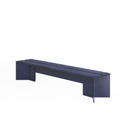 Banc contemporain - ORIGATA - Porro - en métal / en tissu / tapissé