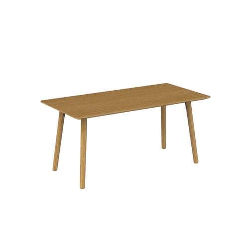Table contemporaine - FLY  - Sellex - en MDF / avec piètement en aluminium / avec piètement en chêne