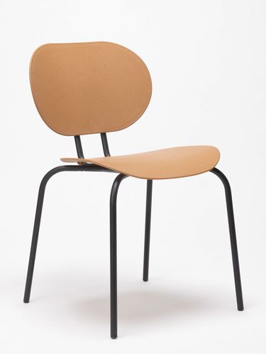 Chaise contemporaine - Hari - Ondarreta - d'intérieur / en polypropylène / avec piètement en acier