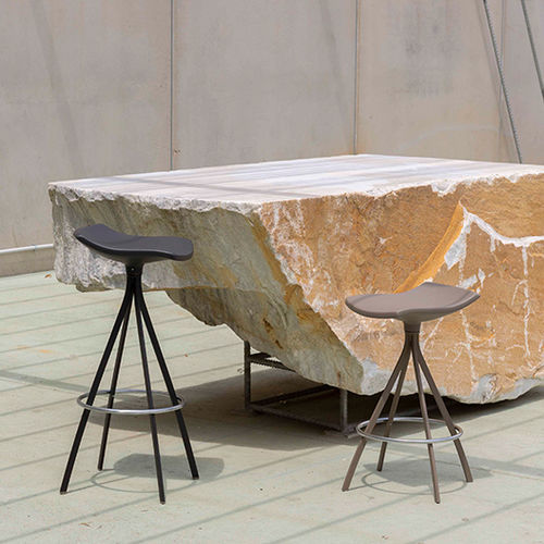Tabouret de bar contemporain - GIMLET - Mobles 114 editions - en polyuréthane / en acier peint / en mousse de polyuréthane