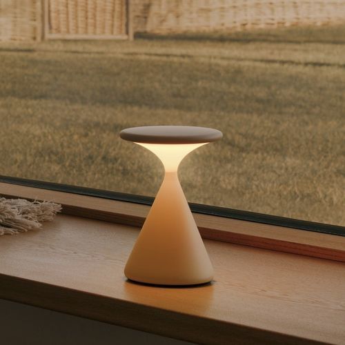 Lampe de table - Salt - GRAU - baladeuse / en aluminium / contemporaine