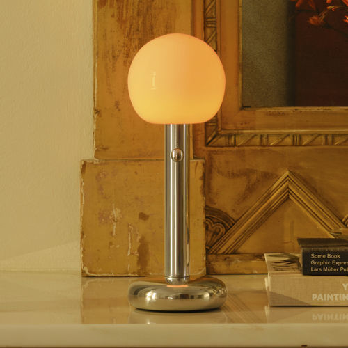 Lampe de table - Fire - GRAU - baladeuse / en aluminium / contemporaine