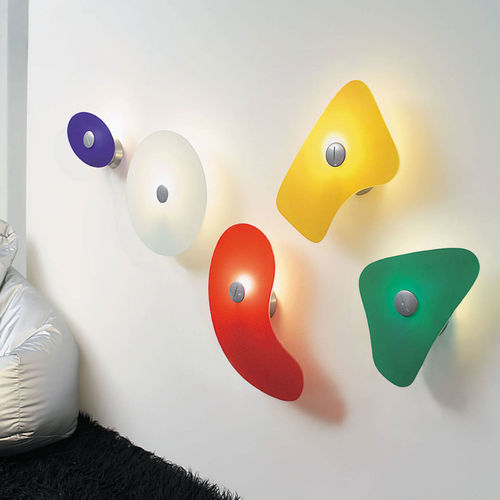 Applique murale design original - BIT - FOSCARINI - d'intérieur / en verre / en métal