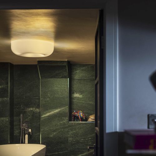 Plafonnier contemporain - CIRCUS - FOSCARINI - rond / en verre soufflé / en métal