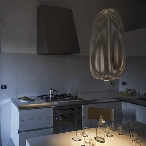 Lampe suspension - SPOKES 1 - FOSCARINI - en aluminium / en acier / contemporaine
