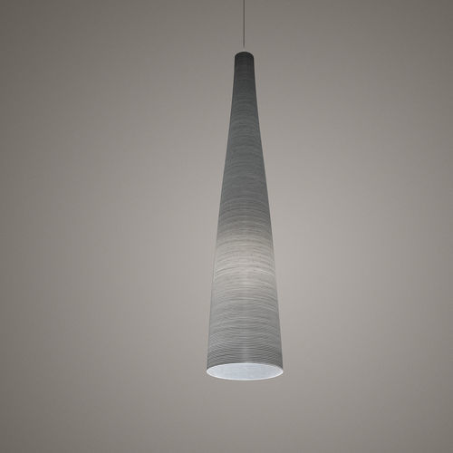 Lampe suspension - TITE  - FOSCARINI - en tissu / en fibre de verre / contemporaine