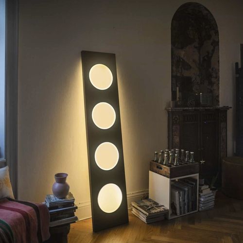 Lampe de sol - DOLMEN - FOSCARINI - en aluminium / en PMMA / contemporaine