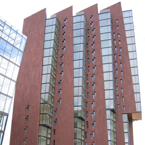 Bardage en panneaux - STONELITE® : NEW IMPERIAL RED - Stone panels - en granit / durable / texturé