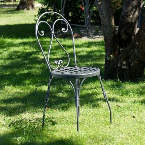 Chaise classique - AURORA - Unopiù - d'extérieur / en fer forgé / avec piètement en fer forgé