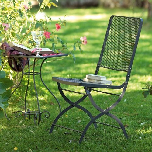 Chaise classique - Aurora - Unopiù - d'extérieur / en fer forgé / avec piètement en fer forgé