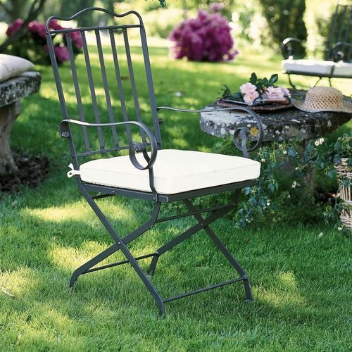 Chaise classique - Toscana  - Unopiù - de jardin / en fer galvanisé / avec piètement en acier