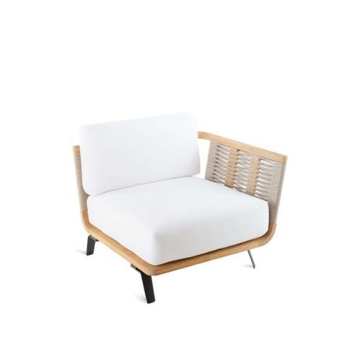 Fauteuil d'angle - Welcome  - Unopiù - contemporain / en tissu / en teck