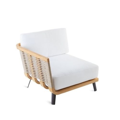 Fauteuil d'angle - Welcome  - Unopiù - contemporain / en tissu / en teck