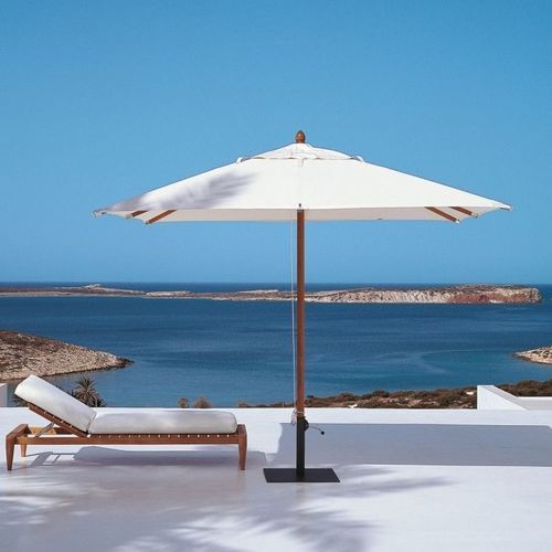 Parasol carré - Lipari  - Unopiù - à mât central / en tissu acrylique / en aluminium
