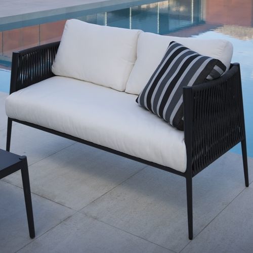 Canapé contemporain - LUCE - Unopiù - de jardin / en tissu acrylique / déhoussable