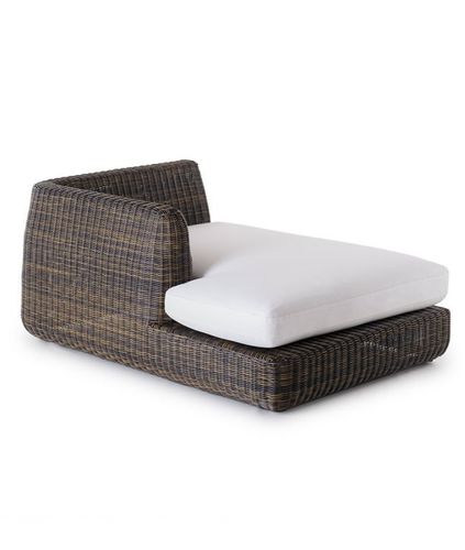 Méridienne contemporaine - Agorà  - Unopiù - en tissu / en aluminium / en fibres synthétiques