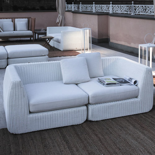 Canapé modulable - Agorà  - Unopiù - contemporain / d'extérieur / en tissu