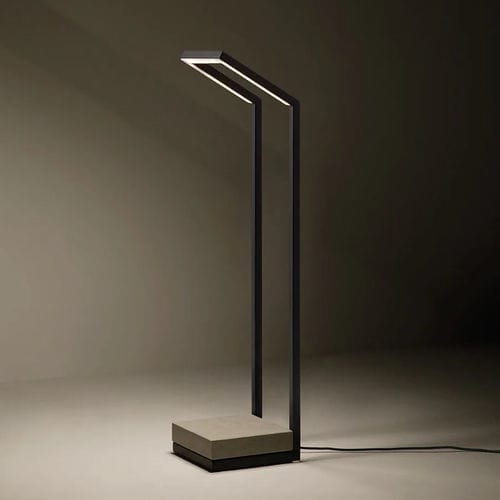 Lampe de sol - Tratto  - Unopiù - en fer galvanisé / contemporaine / pour extérieur