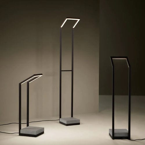 Lampe de sol - Tratto  - Unopiù - en fer / contemporaine / d'extérieur
