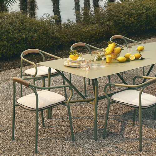 Chaise contemporaine - SALÒ - Unopiù - de jardin / urbaine / en tissu acrylique