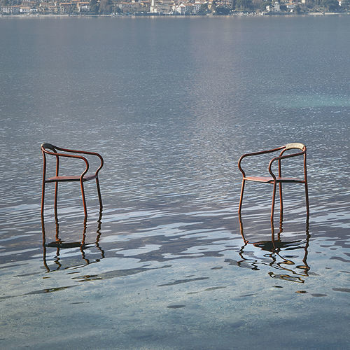 Chaise contemporaine - SALÒ - Unopiù - de jardin / en aluminium / avec piètement en aluminium