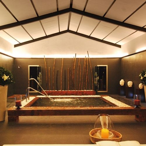 Spa de nage encastrable - OVERFLOW - Stas Doyer Hydrothérapie - carré / multiplace / d'intérieur
