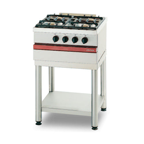 Table de cuisson à gaz - CSG 640 - AMBASSADE DE BOURGOGNE - professionnelle / 4 foyers / sur pied