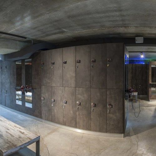Casier vestiaire en mélaminé - PEOPLE : ANB42 - GEKIPS - à code / pour installation sportive / pour centre de bien-être