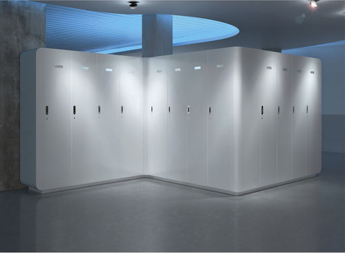 Casier vestiaire en bois - PEOPLE SPACE : - GEKIPS - pour établissement public / pour installation sportive / pour centre de bien-être