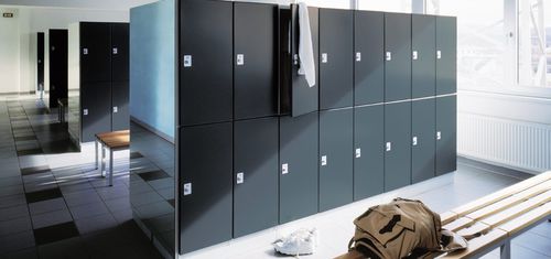 Casier vestiaire en acier - ARMOIRE PORTE ACIER - GEKIPS - pour établissement public / pour installation sportive