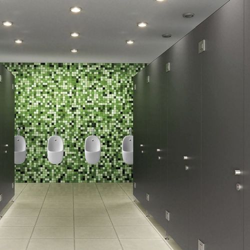 Cabine sanitaire en HPL - VOOX-T - GEKIPS - pour WC / pour établissement public