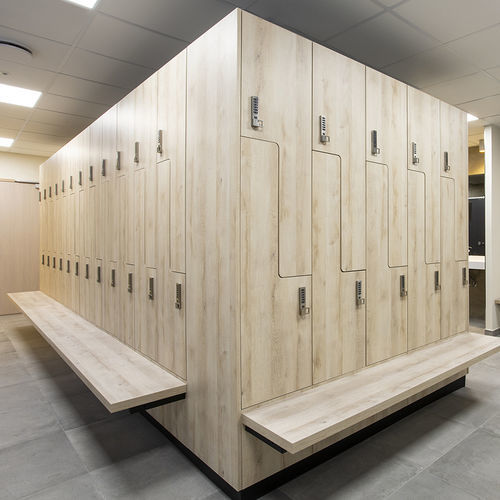 Casier vestiaire en mélaminé - PEOPLE - GEKIPS - à code / professionnel / sécurisé