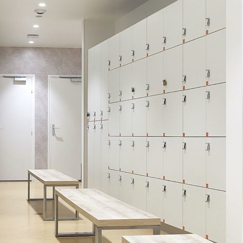 Casier vestiaire en mélaminé - GEKIPS - RFID / à code / à carte