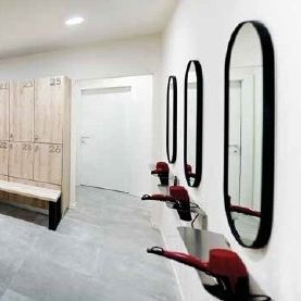Miroir mural - SATURNO - GEKIPS - professionnel / contemporain / ovale
