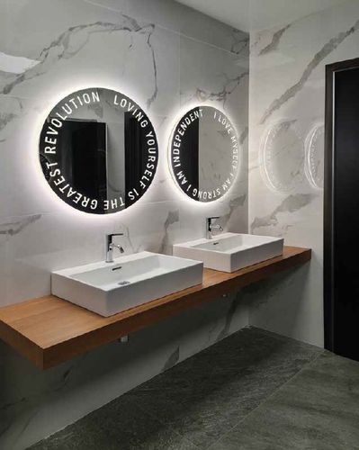 Miroir mural - ANIMA - GEKIPS - contemporain / rond / en métal