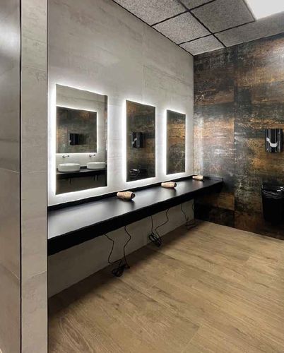 Miroir mural - FRAM - GEKIPS - professionnel / contemporain / rectangulaire