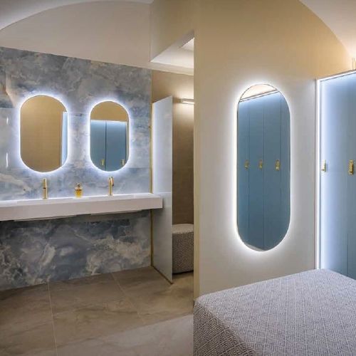 Miroir mural - CIRCE - GEKIPS - professionnel / contemporain / ovale