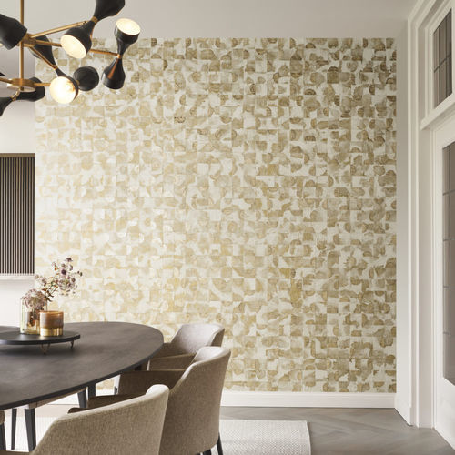 Revêtement mural pour intérieur - Archipelago — ARC4 series - Omexco - en coquillages / teinté / aspect carrelage