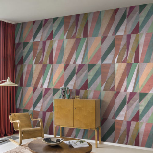 Revêtement mural pour intérieur - Joy — JOY51 - Omexco - en cellulose / en PET / imprimé