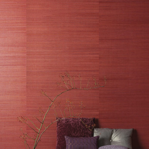 Revêtement mural pour intérieur - Seraya — SRA43 series - Omexco - en sisal / intissé / brillant