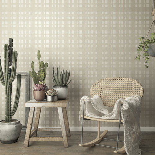 Revêtement mural pour intérieur - NATURAL VIBES - Marburg Objekt - en tissu / texturé / aspect tissu