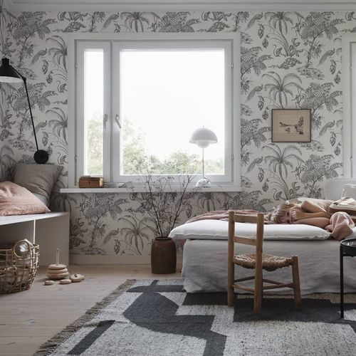 Papier peint contemporain - MOA - SAND BERG - à motif floral / à motif nature / motif pour enfant