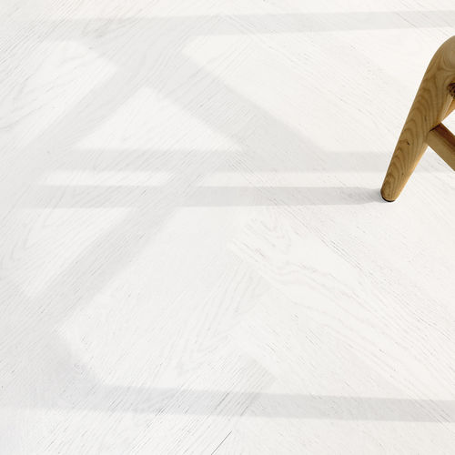 Parquet contrecollé - BIANCO ASSOLUTO - Listone Giordano - en chêne / en bouleau / en huile naturelle