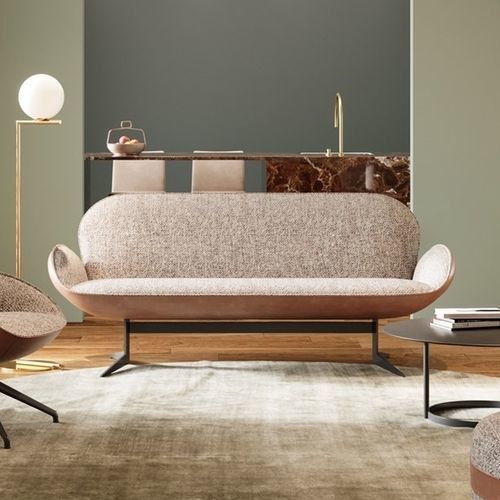Canapé compact - DAYDREAMER - JORI - contemporain / en tissu / en cuir